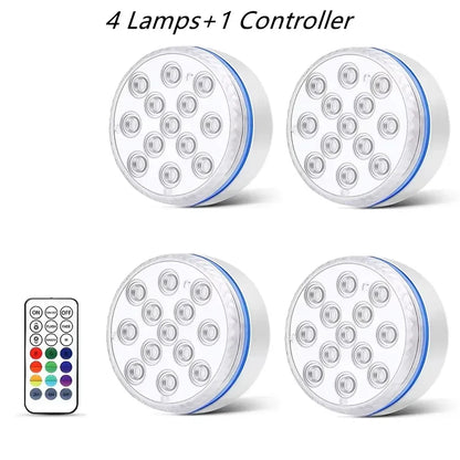 IP68 Waterproof Submersible LED Pool Light – Color-Changing RGB Underwater Lamp for Swimming Pools & Ponds