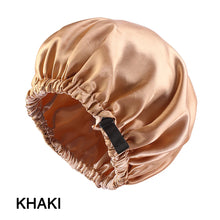 Satin Solid Color Sleeping Cap
