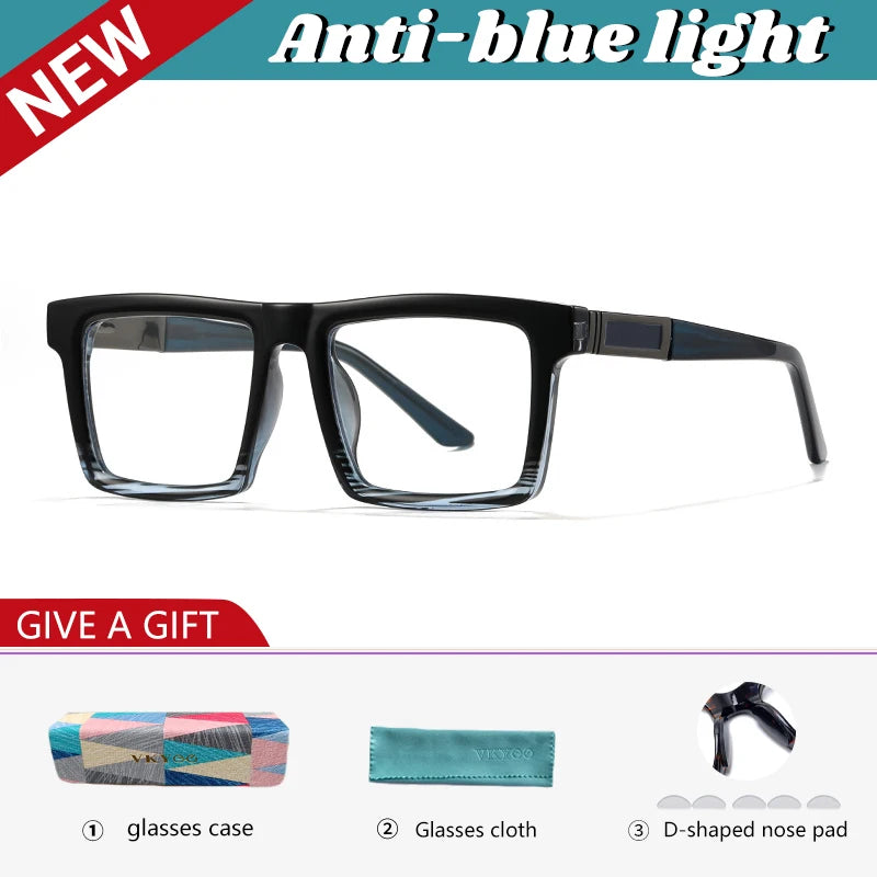 VICKY Geometric Square Large Frame Design Reading Glasses