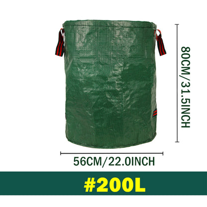 Heavy-Duty Reusable Garden Waste Bag – Waterproof Foldable Leaf & Debris Collector