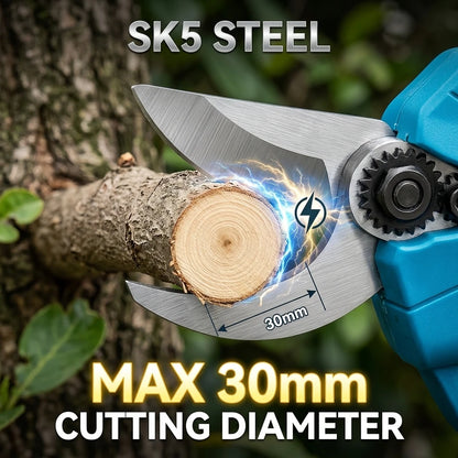 18V Cordless Electric Pruning Shears (30mm Branch Cutter)