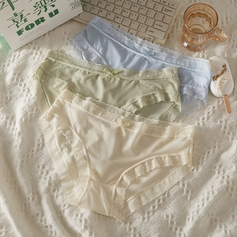 3Pcs Low Waist Quick Drying Briefs