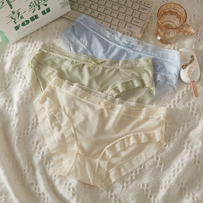 3Pcs Low Waist Quick Drying Briefs