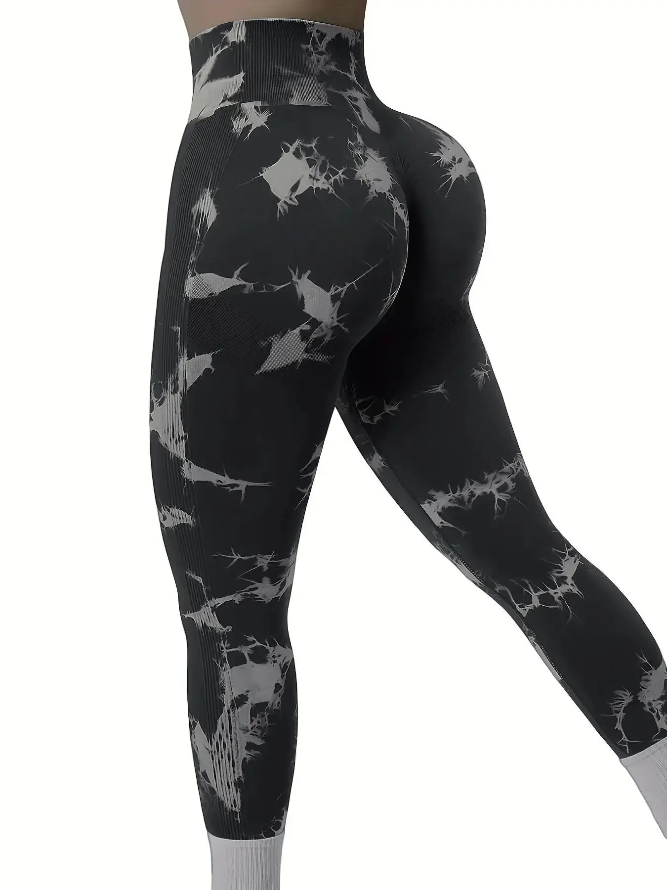 Tie-Dye Seamless Peach Butt High Waist Leggings