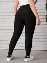 Solid Color Nine-point High-stretch Leggings