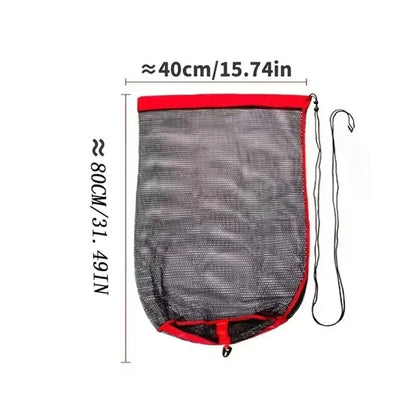 Collapsible Thick Live Fish Net w/Bundle Mouth