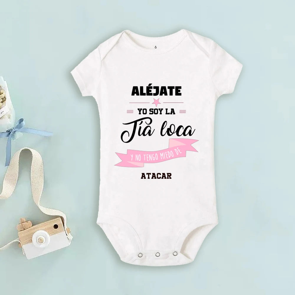 My Uncle Loves Me Very Much Print Baby Bodysuit