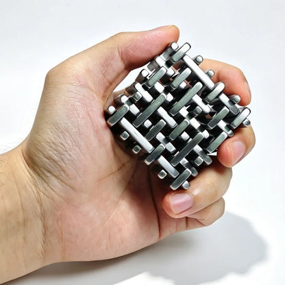 Impossible Curling Wooden Puzzle Box & Brain Teaser