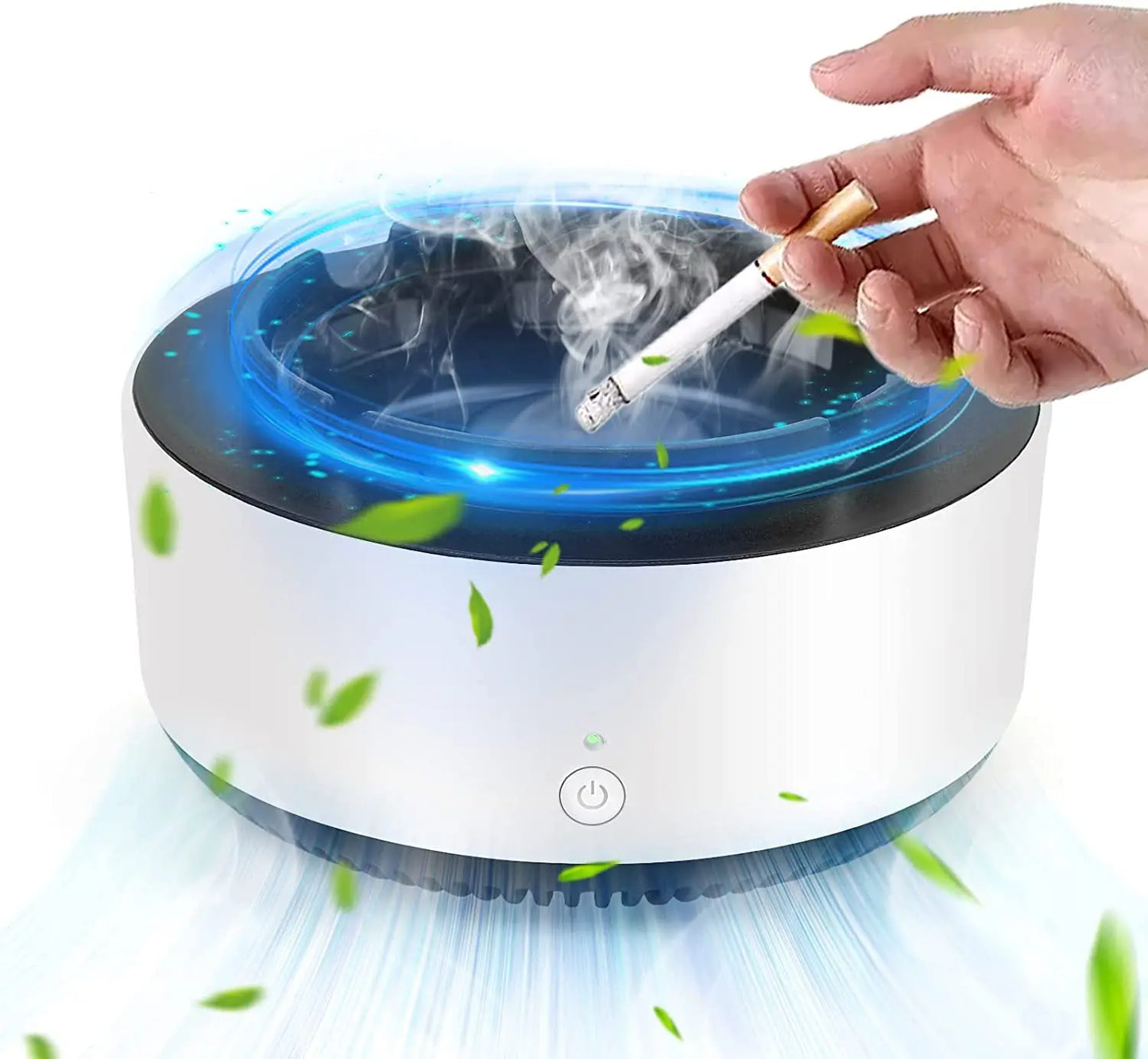 Smart Smokeless Air Purifier Ashtray - Anion Filtration & Aromatherapy Dispenser
