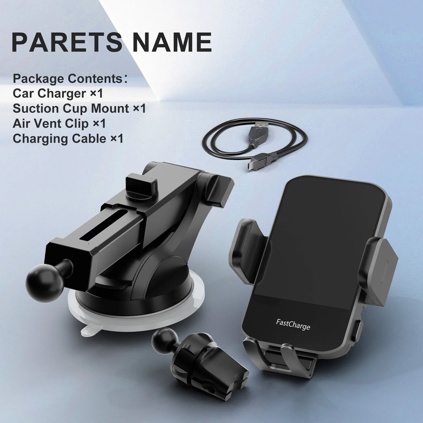 Wireless Car Charger Phone Holder