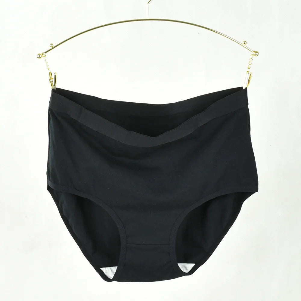 Pure Cotton Women's High-Waist Briefs & Mom Underwear