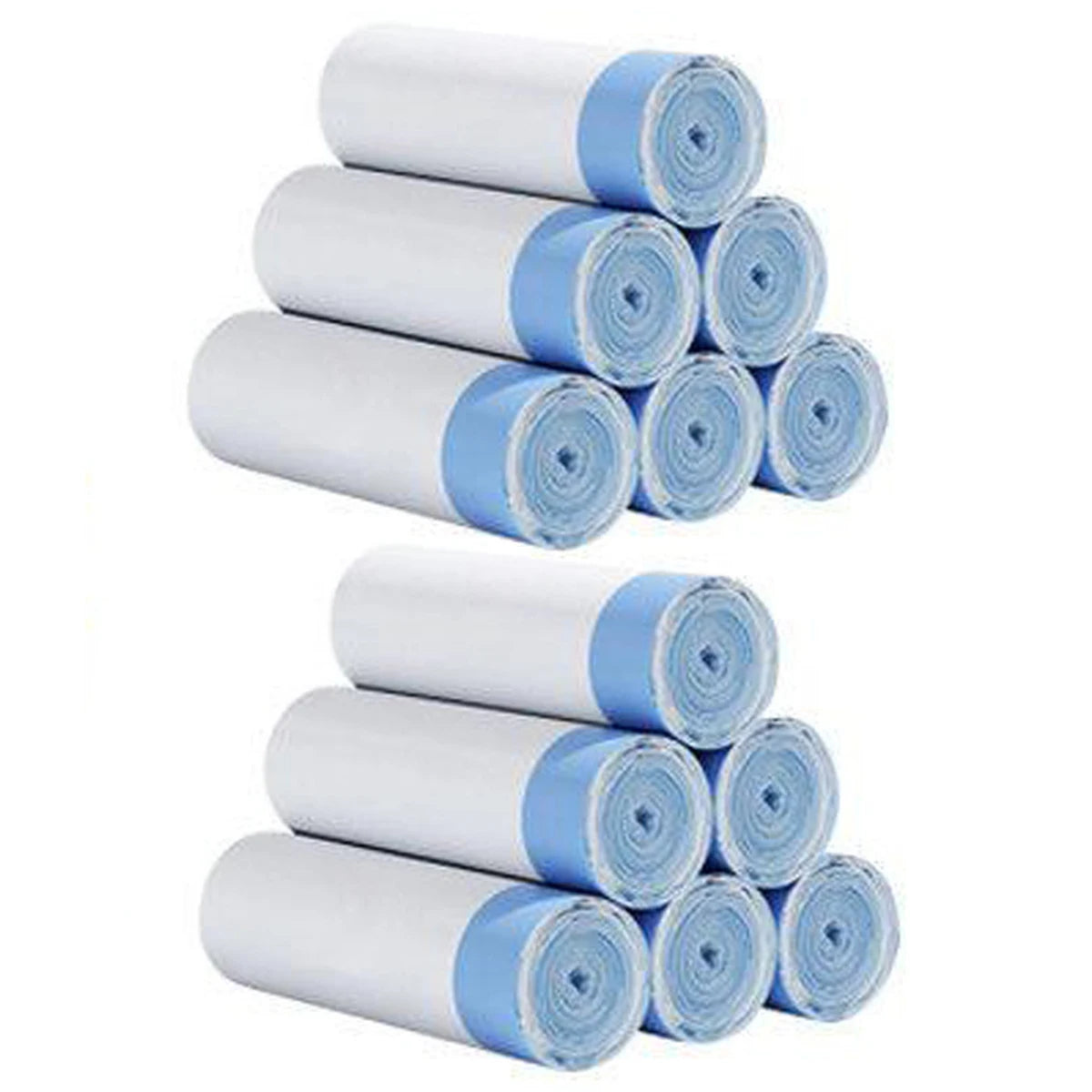 Thick Tear-Off Drawstring Trash Can Liners