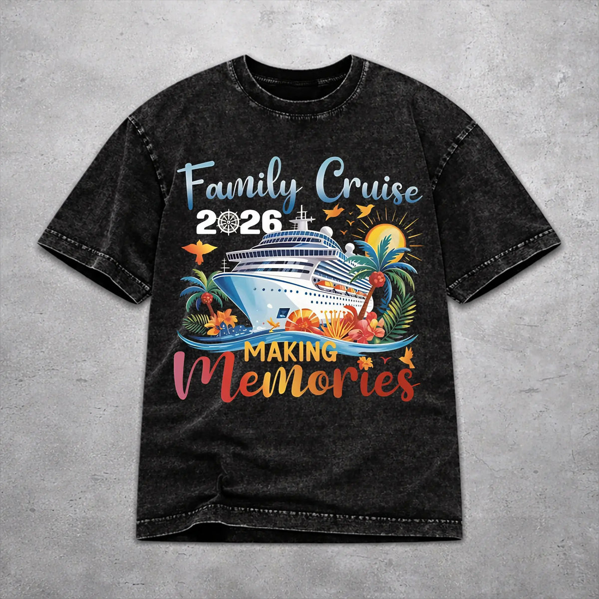 Women’s Vintage Aesthetic Crop Top – Casual Short Sleeve Summer Tee
