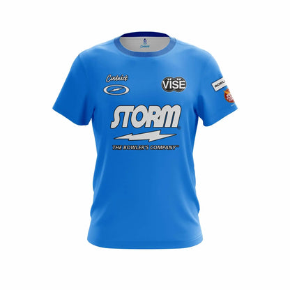 Coolwick Storm Black Lightning Performance Bowling Jersey