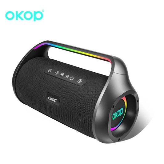OKOP 40W Portable Wireless Speaker with Handle & RGB Lights