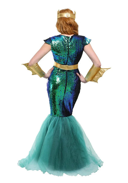 Ocean God & Sea Queen Couples Costume Set