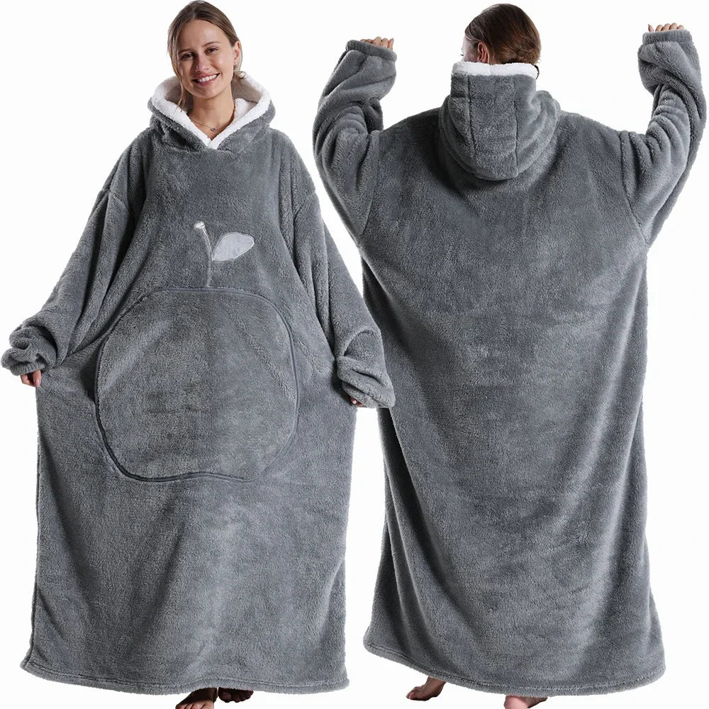 Extra Long & Thick Hooded Robe