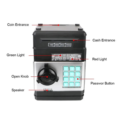 Electronic Piggy Bank ATM with Password