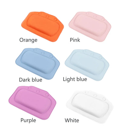 Bath Headrest With Suction Cup