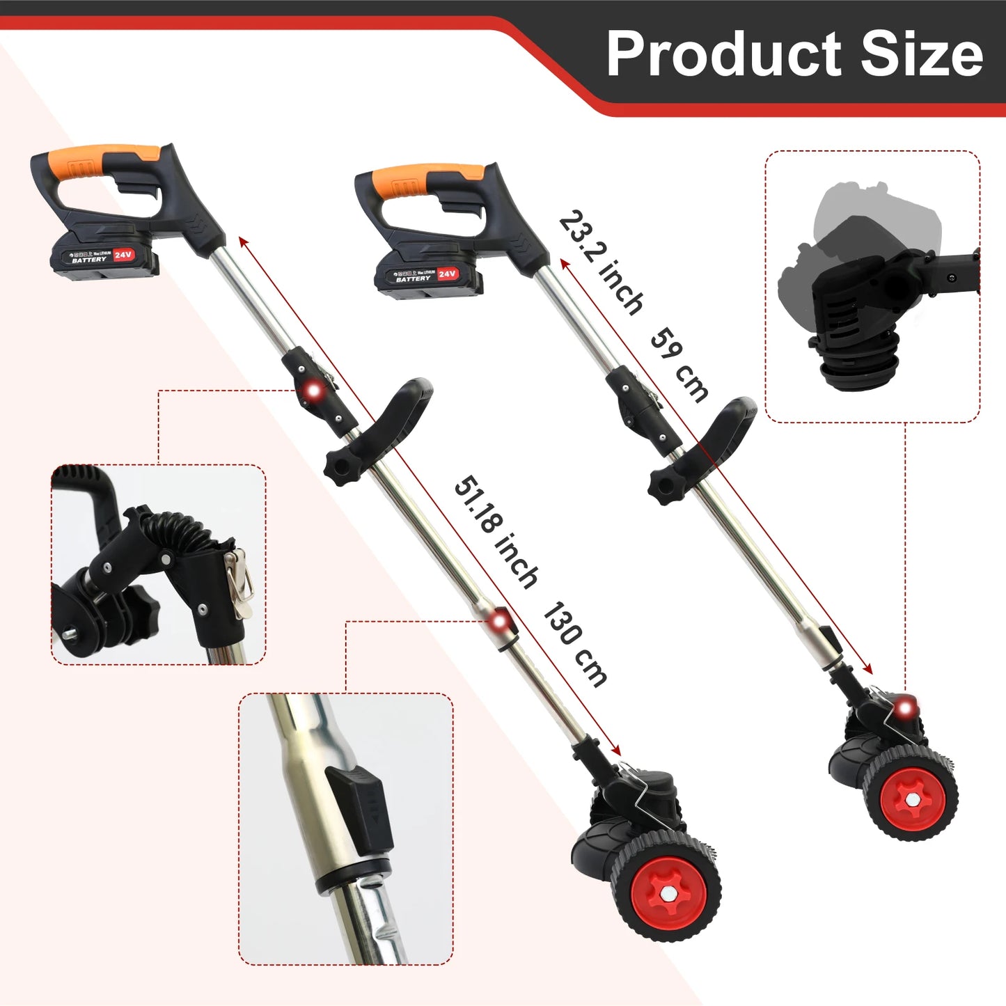 Cordless  2000mah 21V Electric Weed Wacker