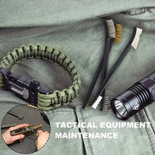 Double-end Steel Wire Brush & Nylon Pick Set