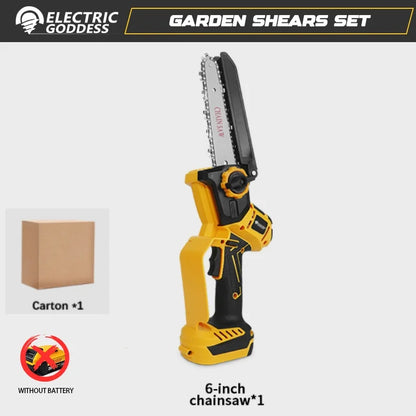 Brushless 1380W Electric Chainsaw with Telescoping Pole Pruner