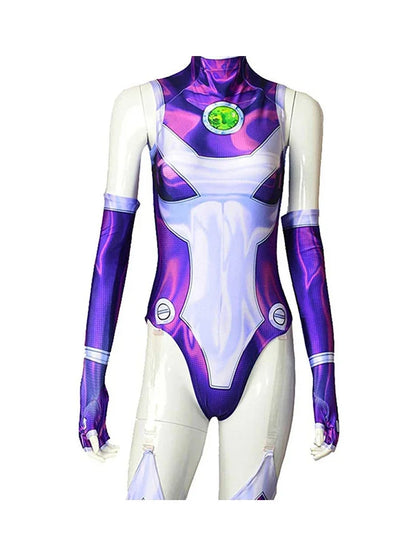 Women's Star Fire Cosplay Jumpsuit Costume