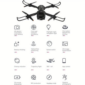 Foldable Camera Drone Four Direction Obstacle Avoidance 360° Flips One-Key Take Off/ Landing