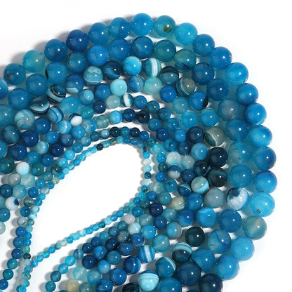 Natural Stone Jade Loose Spacer Beads for DIY Jewelry