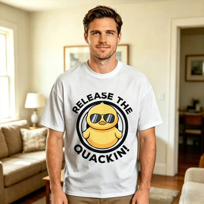 Men’s 100% Cotton Oversized Streetwear T-Shirt – Casual Summer Crewneck Tee
