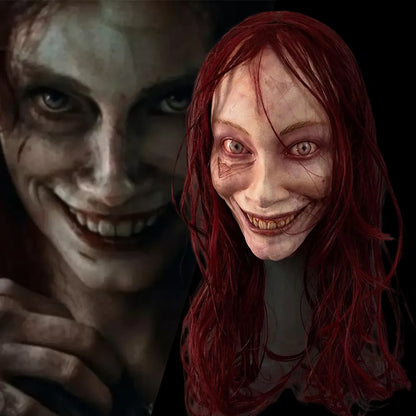 Creepy Horror Killer Full-Face Latex Mask for Halloween