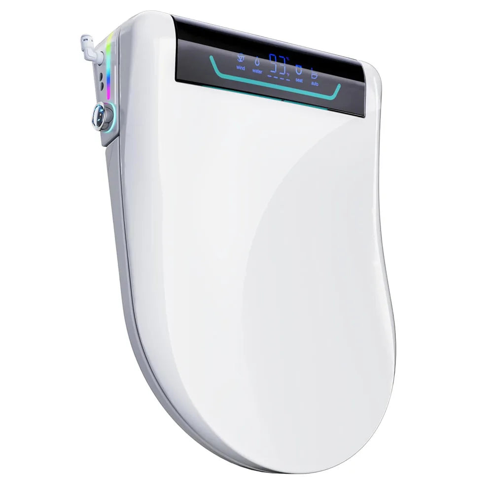 Sanyipace Smart Toilet Seat with Dual Nozzle for Rear Wash