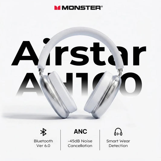 Monster AH100 Over-Ear Headphones