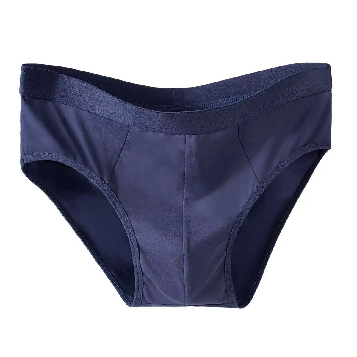 4-Piece Men's Ice Silk Breathable Briefs - Plus Size Bulge Pouch Underwear