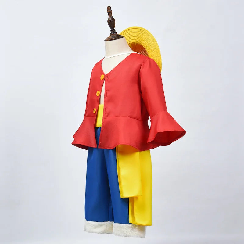 Anime Monkey D. Luffy Cosplay Costume Set