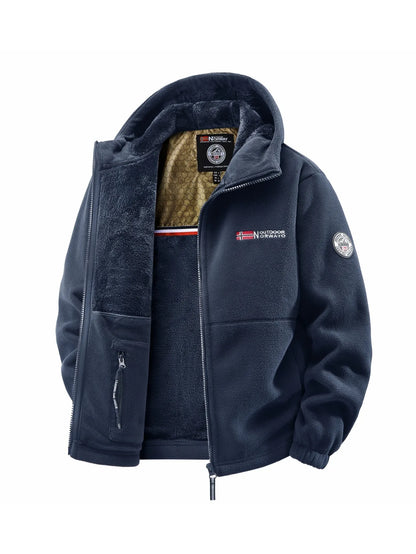 Men's All-Season Casual Padded Jacket – Lightweight Thermal Zip-Up Coat