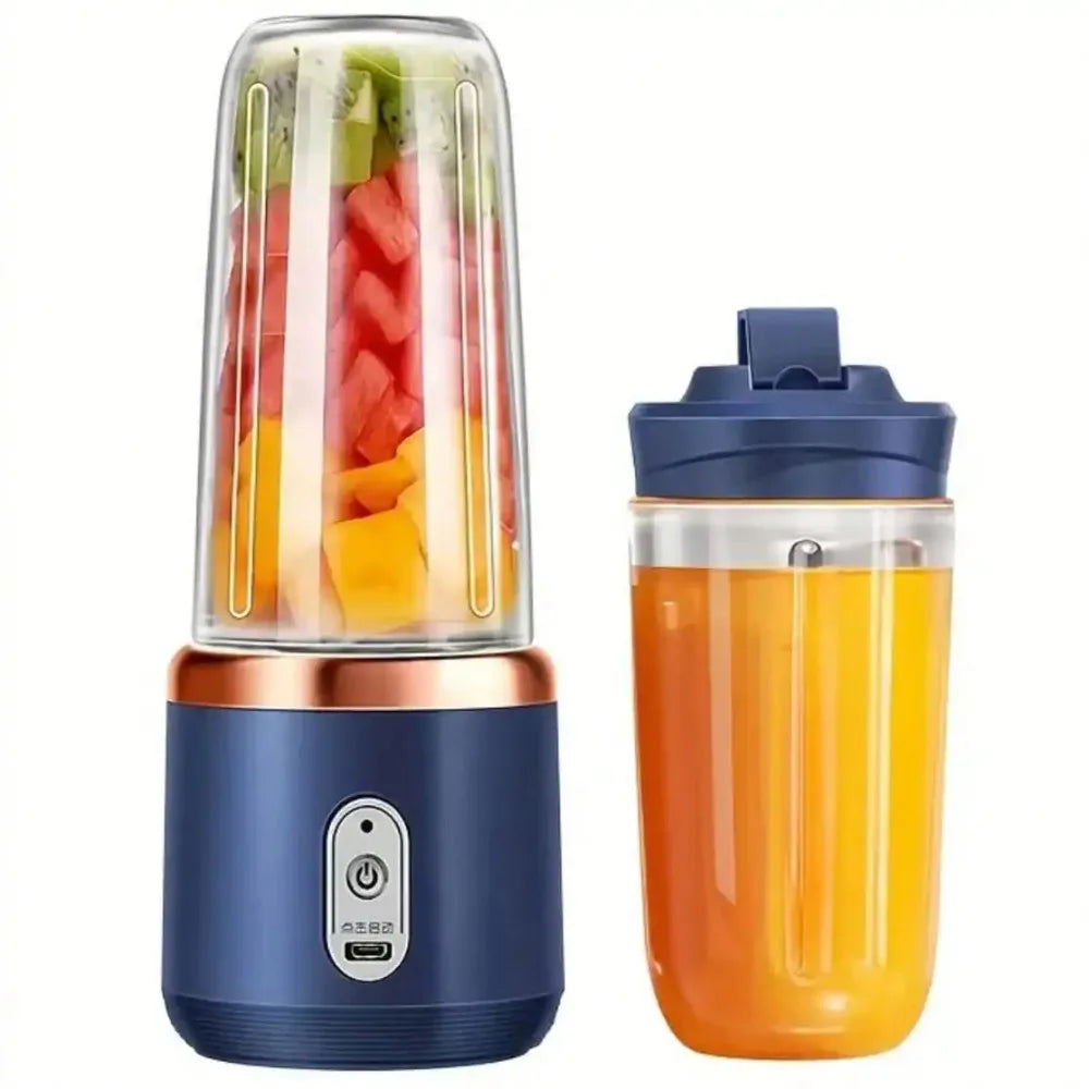 Portable Rechargeable Blender & Juicer Cup 380ml & Ice Crusher