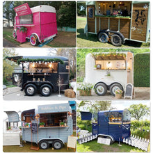 Mobile Coffee Food Trailer Fully Equipped Street Vending Shop