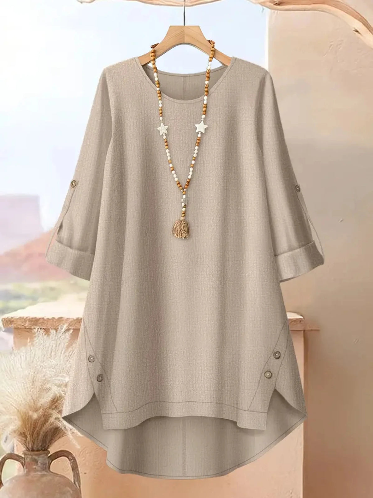 Women's Casual Floral Printed Pullover Dress Set