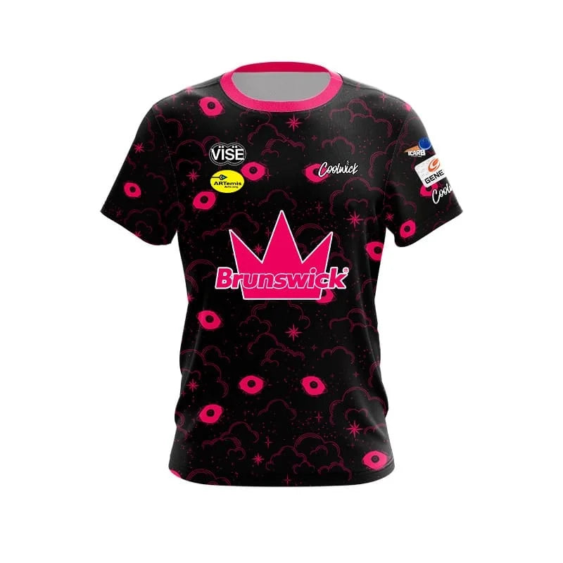 Brunswick Floral Garden Gnome Performance Bowling Jersey