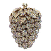 Grape Crystal Purple Designer Handbags