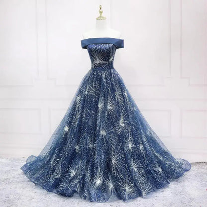 Classic Off The Shoulder Ball Gown