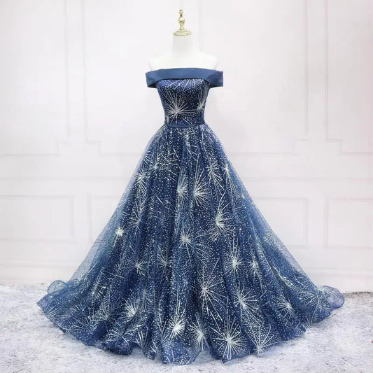 Classic Off The Shoulder Ball Gown