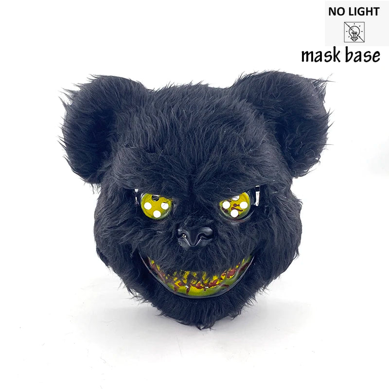 Novelty LED Bloody Furry Bunny Rabbit Bear Mask