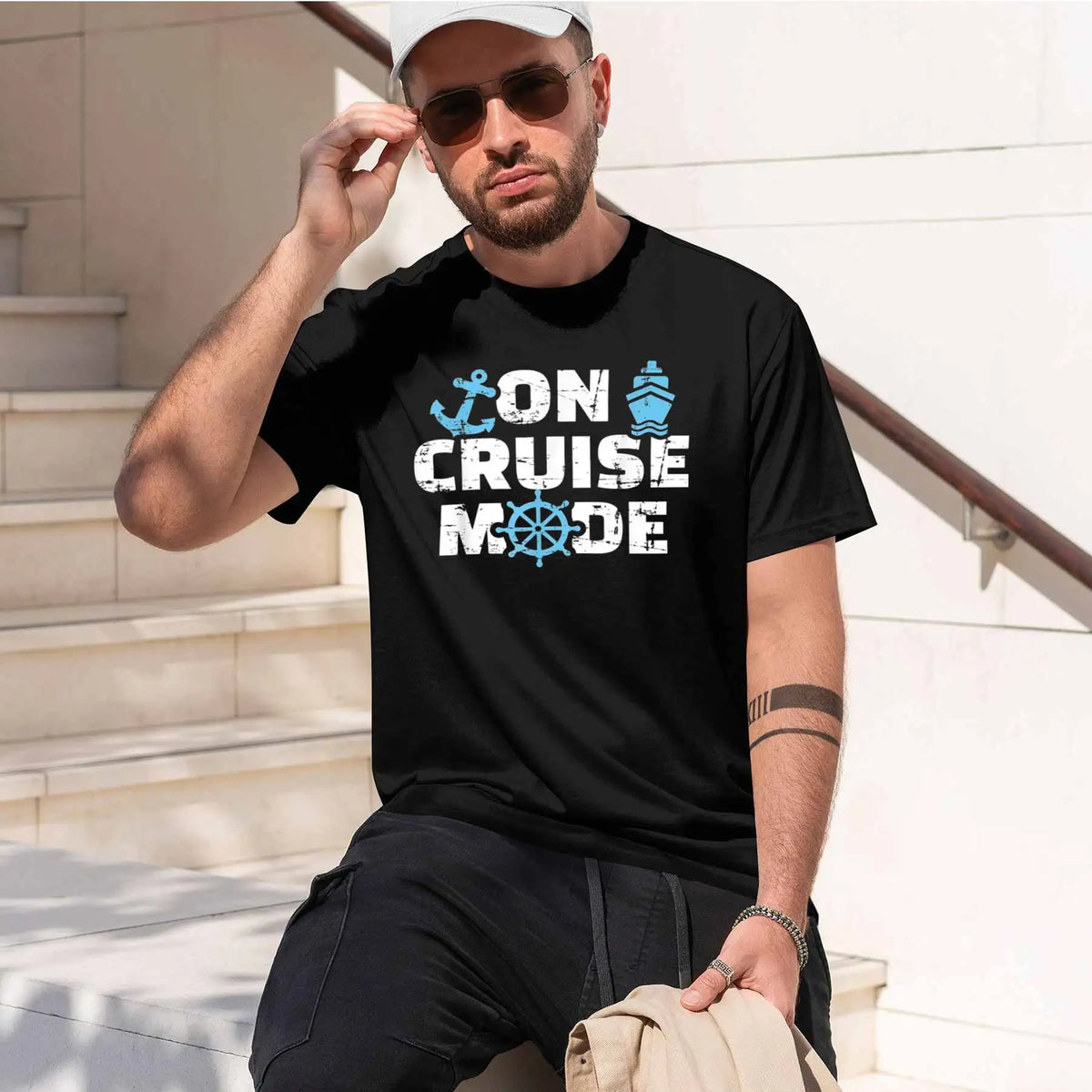 Men’s 100% Cotton Short Sleeve Graphic T-Shirt – Casual Breathable Summer Tee