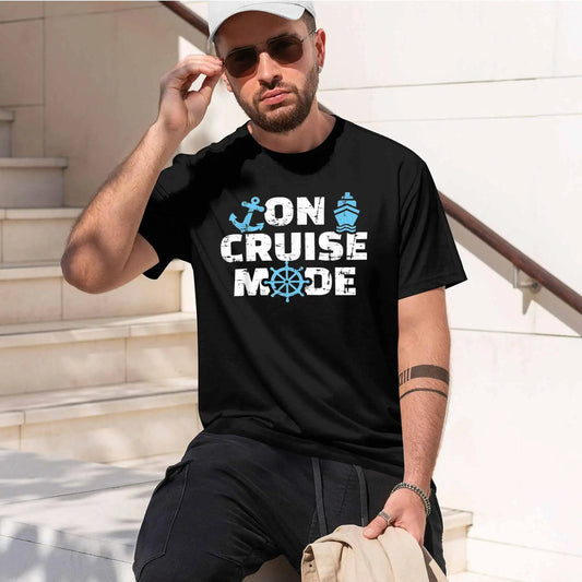 Men’s 100% Cotton Short Sleeve Graphic T-Shirt – Casual Breathable Summer Tee