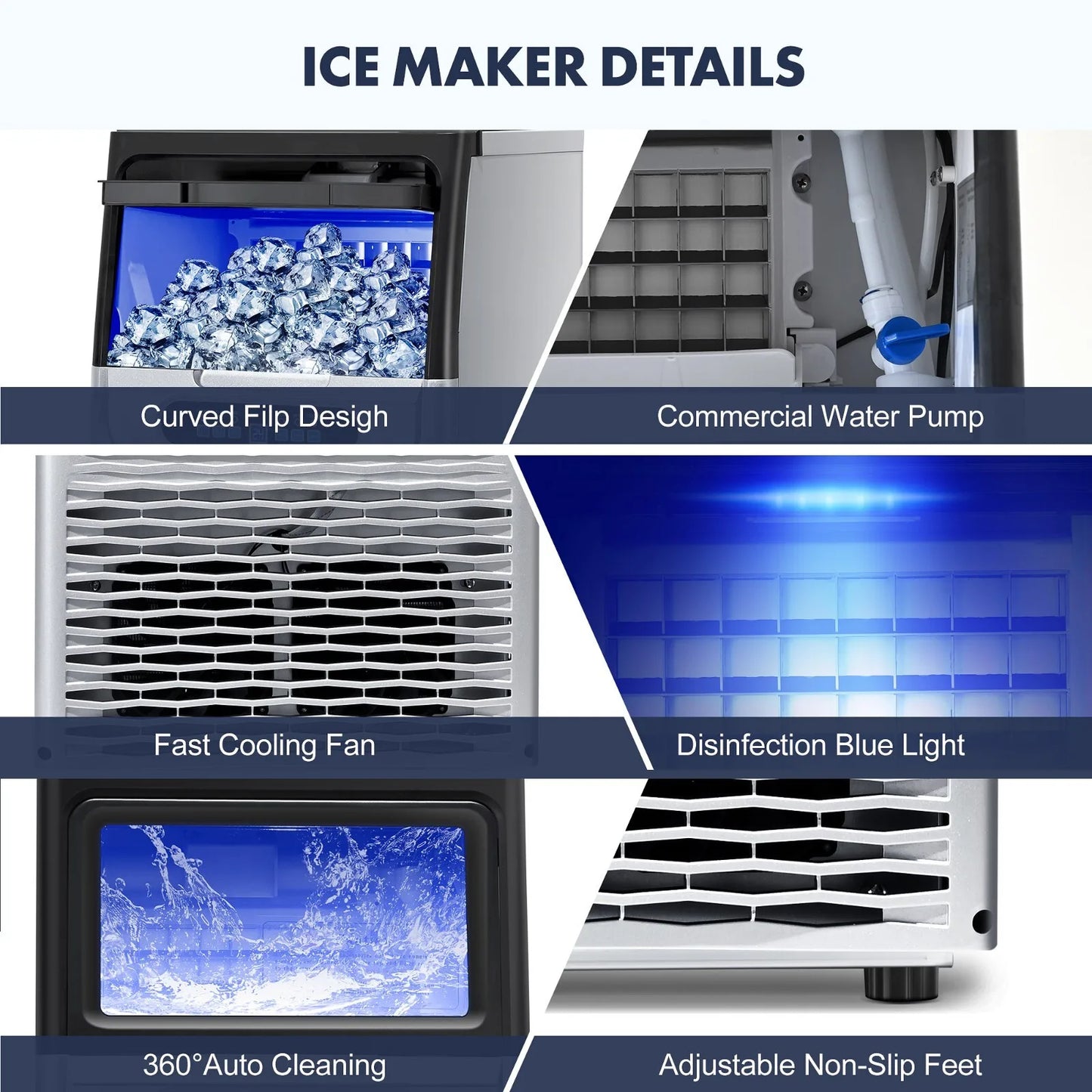 Commercial Ice Maker 100lbs