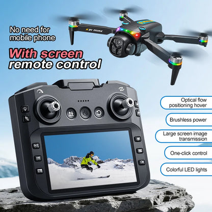 ZNLYRION K21MAX Foldable RC Drone with Screen Remote Control