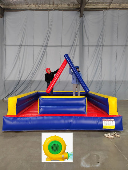 13x13ft Inflatable Gladiator Jousting Arena Party Game Set