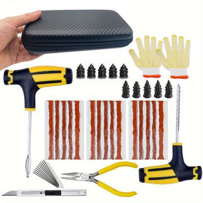 ZFOUEK Car Tire Repair Kit Puncture Plug Tools